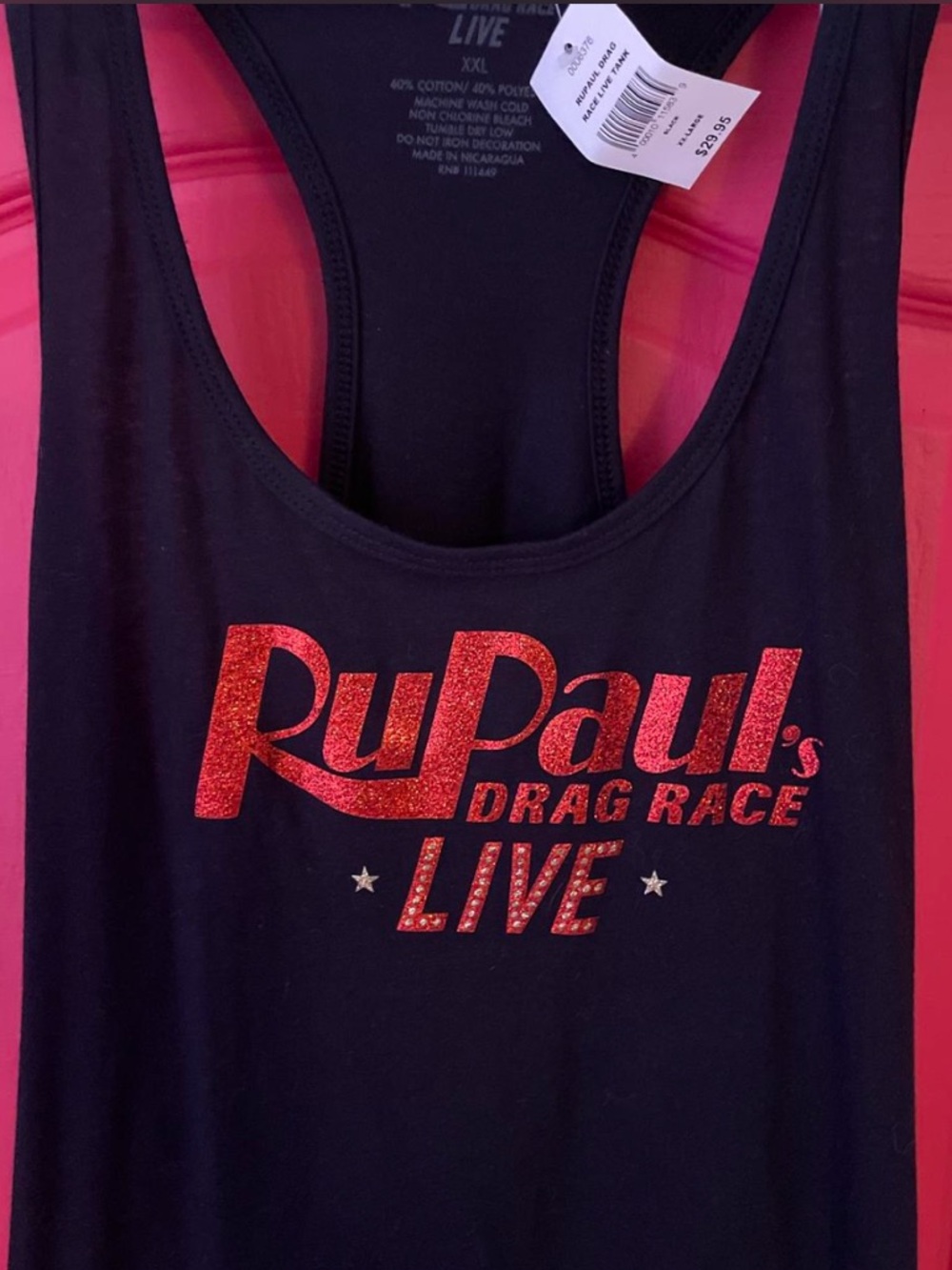 RUPAUL RACERBACK TANK TOP - NEW